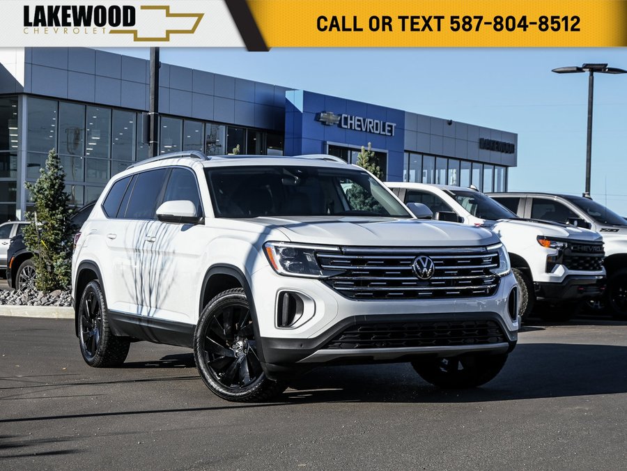 2024 Volkswagen Atlas Highline 4Motion 2.0L 7 Passenger | Panoramic Sunroof White