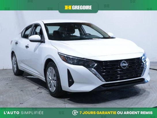 2024 Nissan Sentra S Plus AUTO AC GR ELEC CAM RECULE BLUETOOTH White