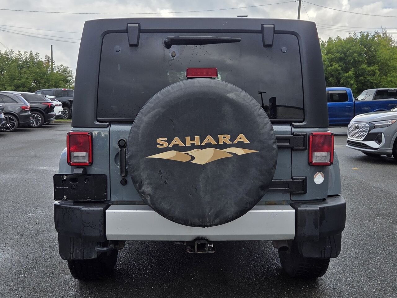 Jeep Wrangler Unlimited Sahara 2015 Gris Granby - photo #5