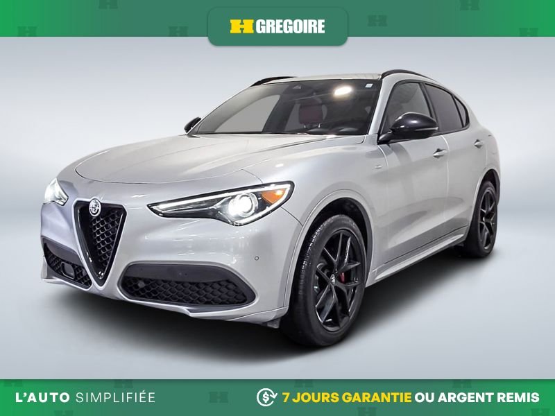 Alfa Romeo Stelvio Ti Sport AWD AUTO A/C MAGS CUIR TOIT NAV CAM RECUL 2021 Argent