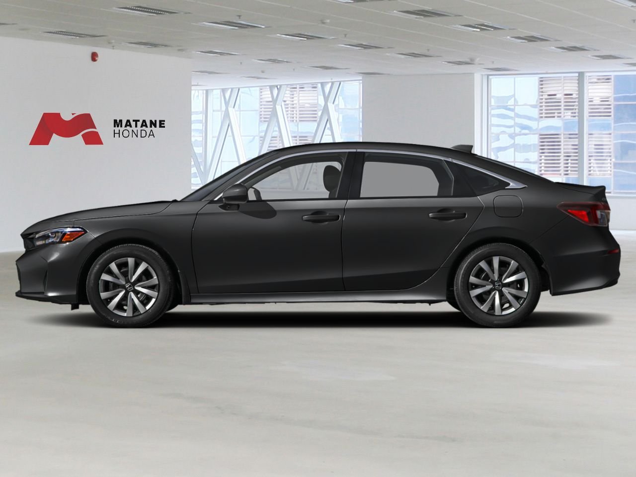2026 Honda Civic Sedan CIVIC SDN LX Crystal Black Pearl Matane - photo #2