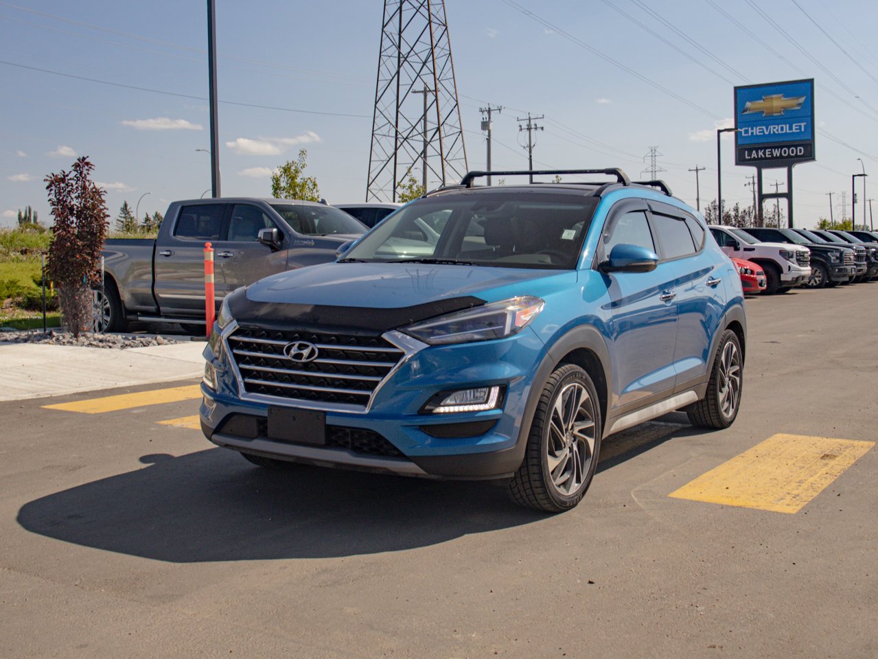 2020 Hyundai Tucson Preferred AWD w/Trend Package Blue Sherwood Park - photo #3