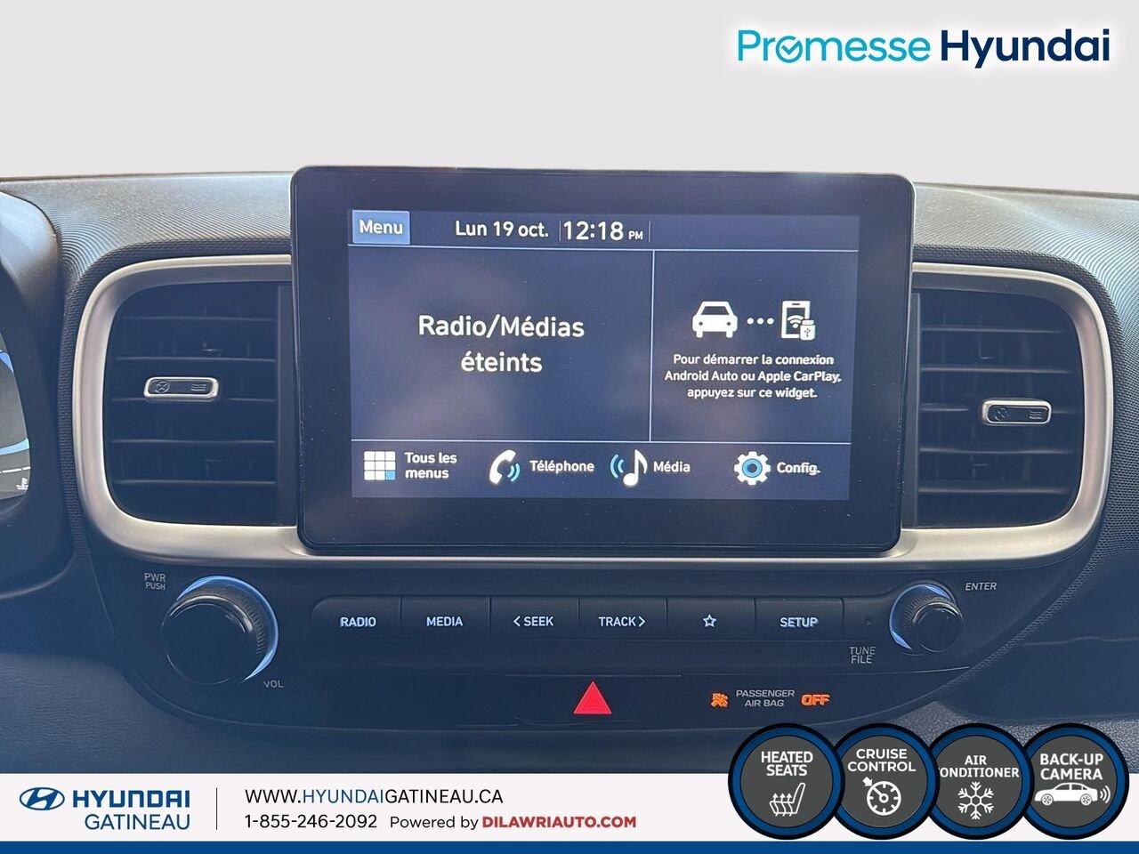 2023 Hyundai Venue Black Gatineau - photo #16
