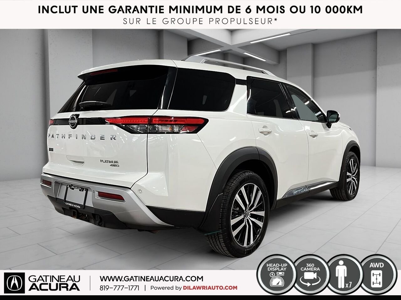 Nissan Pathfinder Platinum 4WD 2023 Blanc Ottawa & Gatineau - photo #16