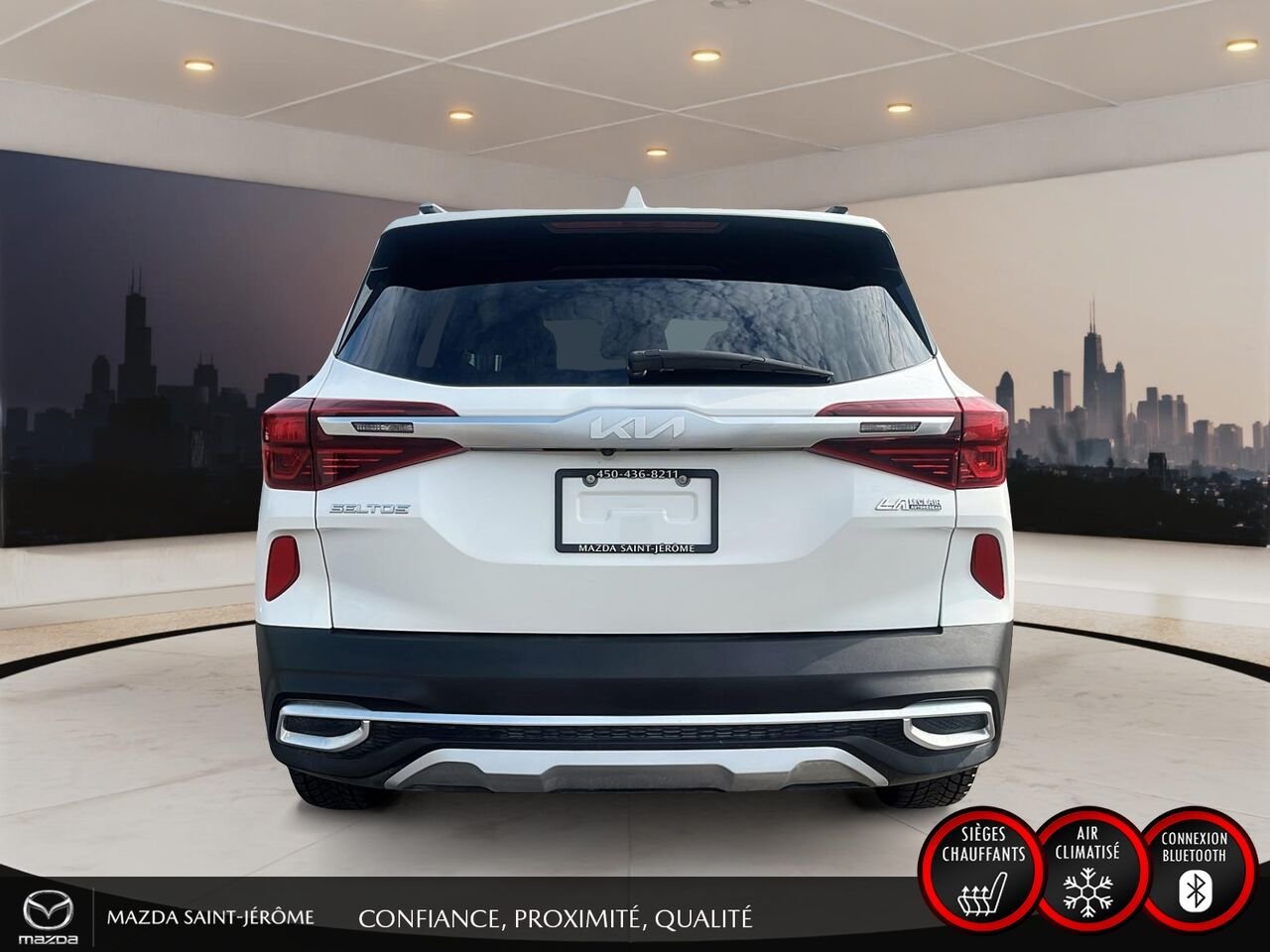 2023 Kia Seltos White Ste-Agathe des Monts - photo #6
