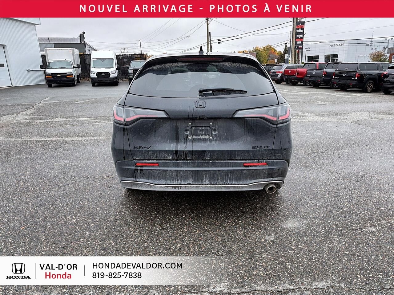 Honda HR-V Sport AWD ALL BLACK GARANTIE PROLONGÉE 2025 Noir Val-d'Or - photo #3