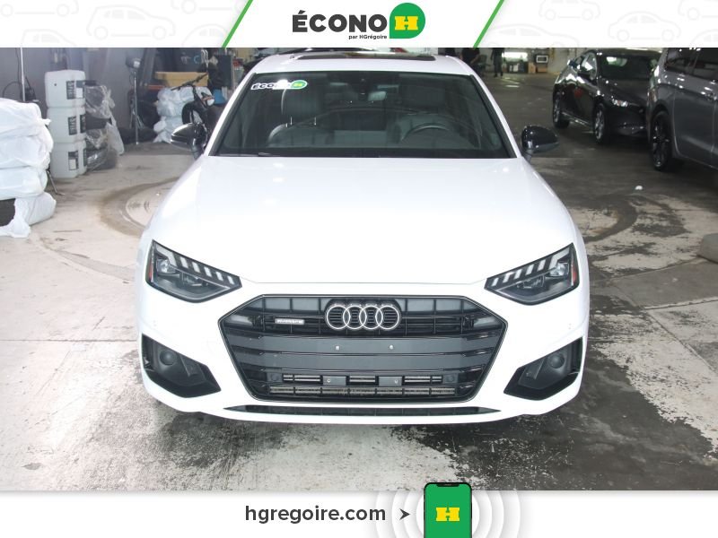 Audi A4 2022 Blanc Laval - photo #1