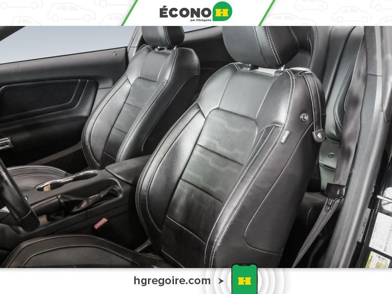 Ford Mustang 726363 | ECOBOOST PREMIUM AUTO A/C CUIR NAV MAGS CAM RECUL 2018 Noir Laval - photo #16