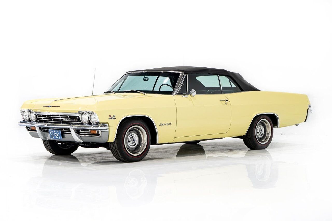 1965 Chevrolet Impala SS *PRIX EN USD* 396/325HP 4spd frame off restoration Yellow Montreal - photo #7
