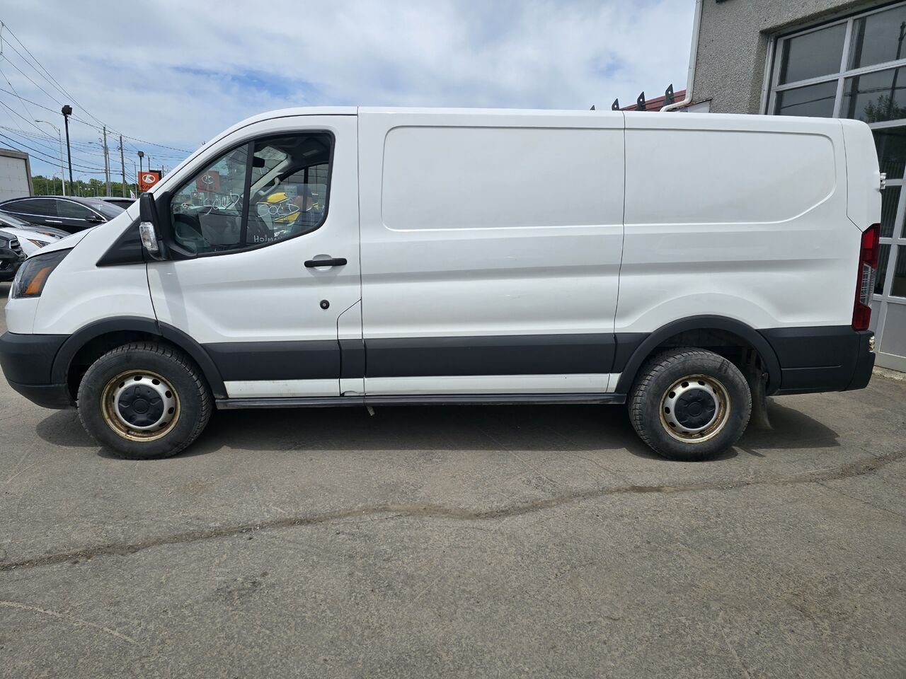2016 Ford Transit fourgon utilitaire White  - photo #1