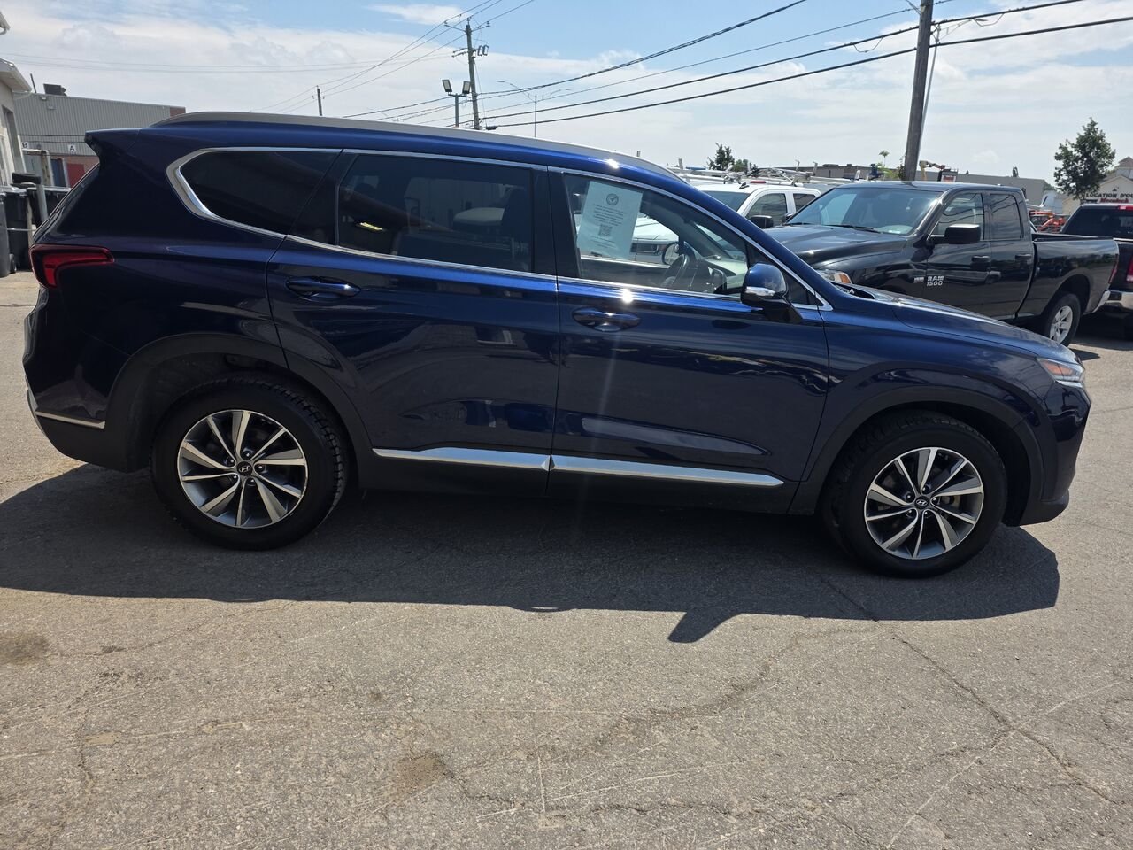 2020 Hyundai Santa Fe Blue  - photo #6