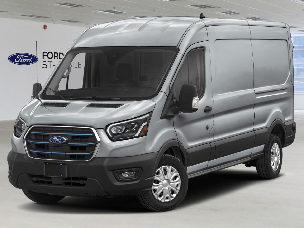 2025 Ford E-Transit Cargo Van Ingot Silver Metallic Saint-Basile-le-Grand - photo #0