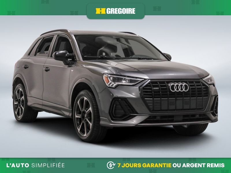 Audi Q3 Progressiv AWD AUTO AC CUIR TOIT MAGS CAM RECUL BL 2024 Gris