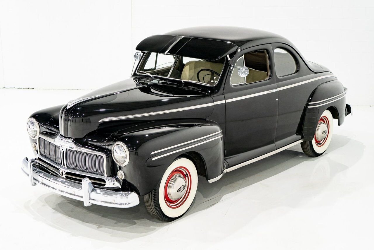 Mercury Eight Business Coupe 1947 Noir Montréal - photo #37