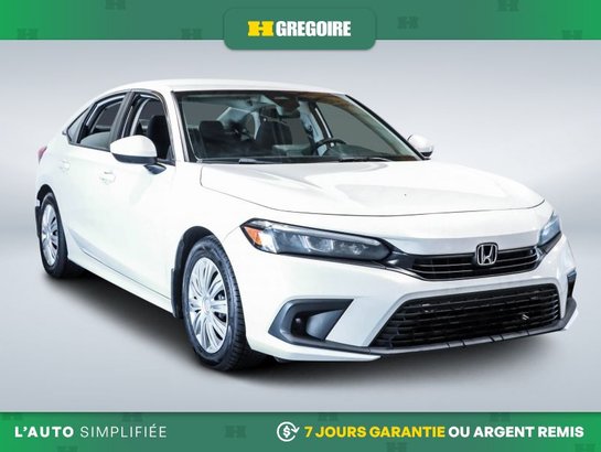 Honda Civic LX AUTO AC GR ELEC CAM RECULE BLUETOOTH 2022 Blanc
