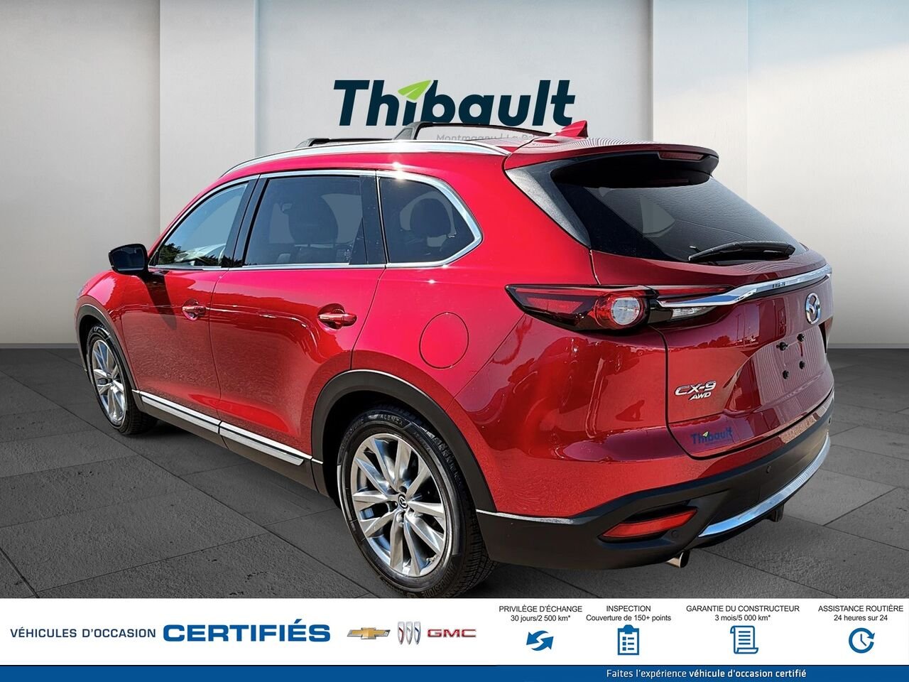 2018 MAZDA CX-9 GRAND GT TI Red Montmagny - photo #3