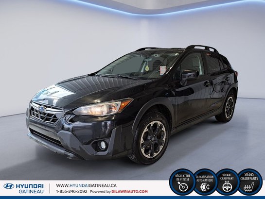 Subaru Crosstrek Tourisme CVT *** 4 roue motrice , sieges chauffant , pneus d hiver *** 2021 Noir