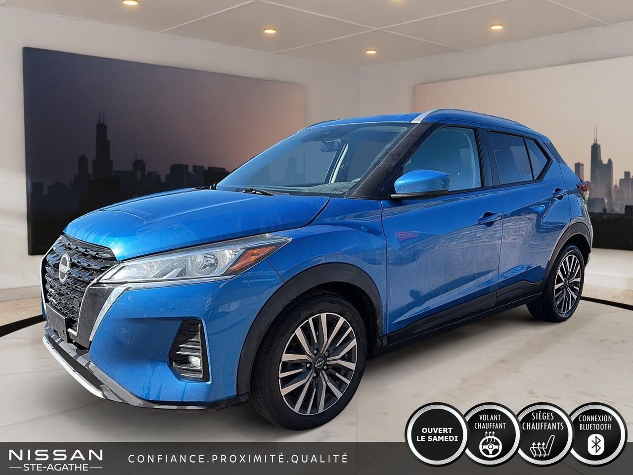 Nissan Kicks 2024 Bleu Ste-Agathe des Monts - photo #0