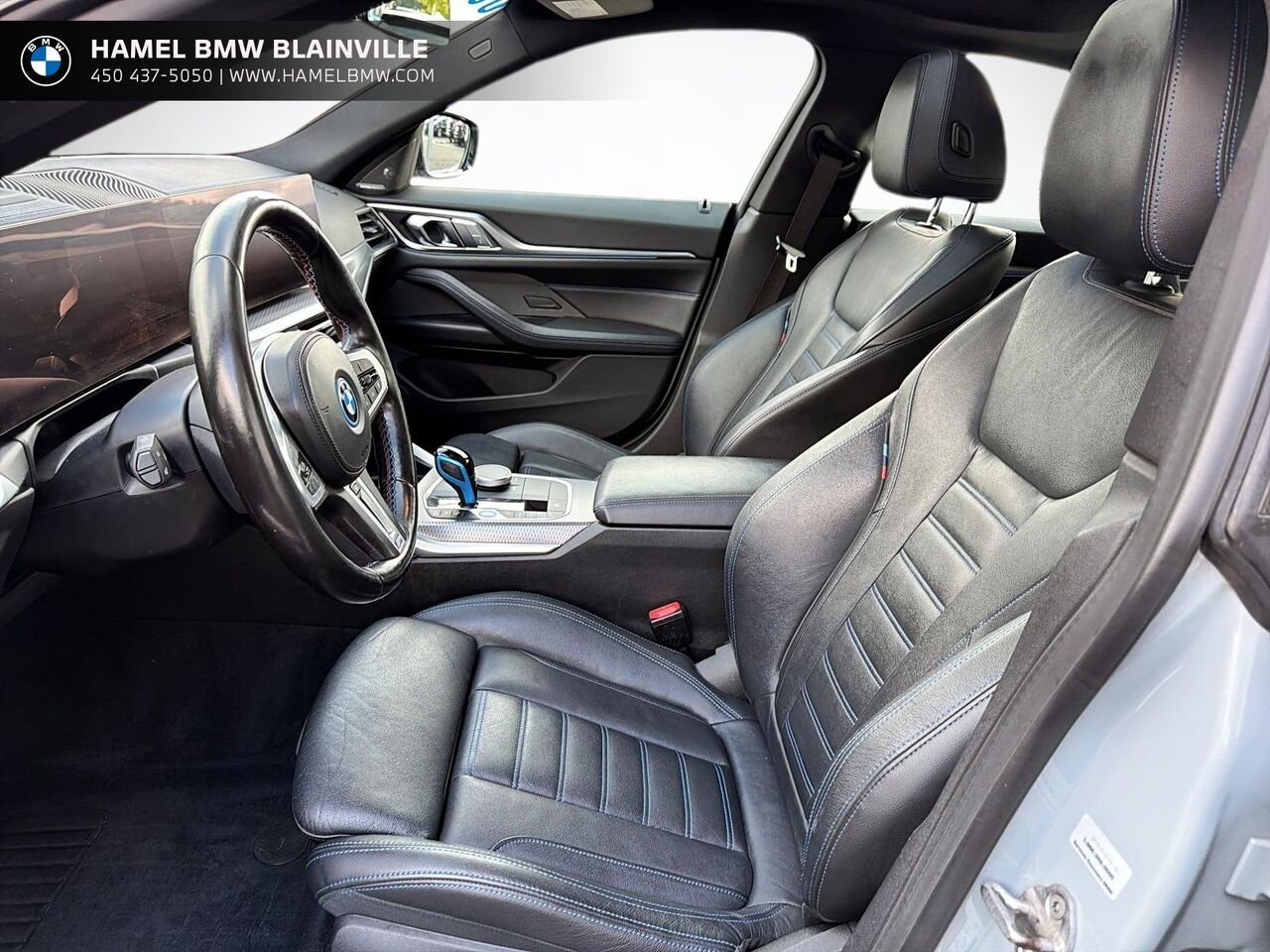 BMW i4 M50 Gran Coupe 2022 Gris Blainville - photo #7