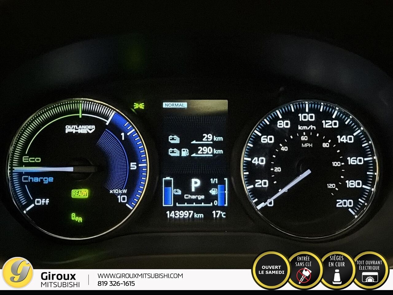 MITSUBISHI OUTLANDER PHEV BLACK EDITION 2022 Gris Sainte-Agathe-des-Monts - photo #13