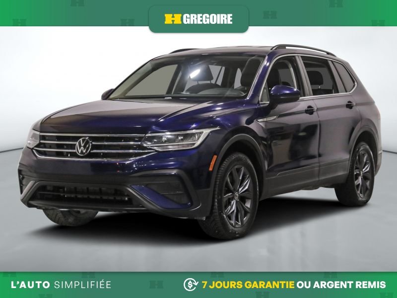 Volkswagen Tiguan Comfortline AWD AUTO A/C CUIR GR ELECT MAGS CAM 2022 Bleu