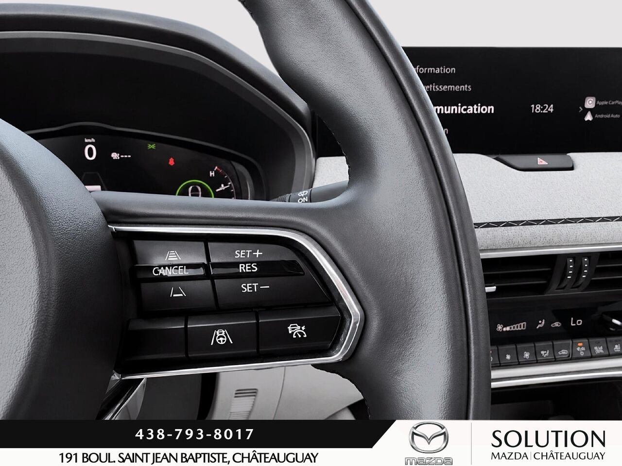 Mazda CX-90 MHEV JAMAIS ACCIDENTÉ /7 PASSAGERS /APPLE CARPLAY ET ANDROID AUTO 2024 Rouge Châteauguay - photo #7