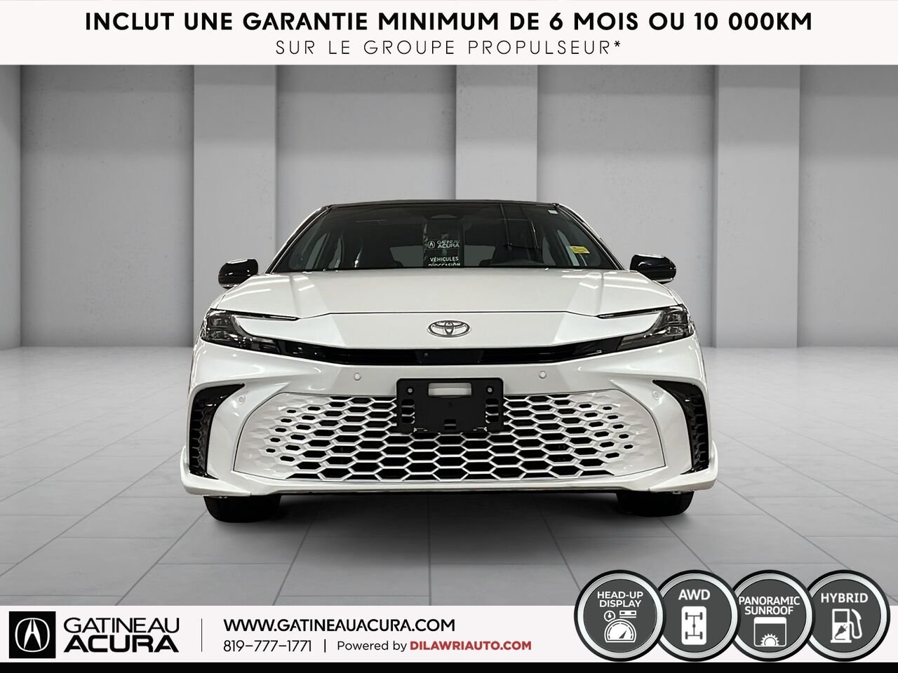 2025 Toyota Camry XSE AWD White Gatineau - photo #12