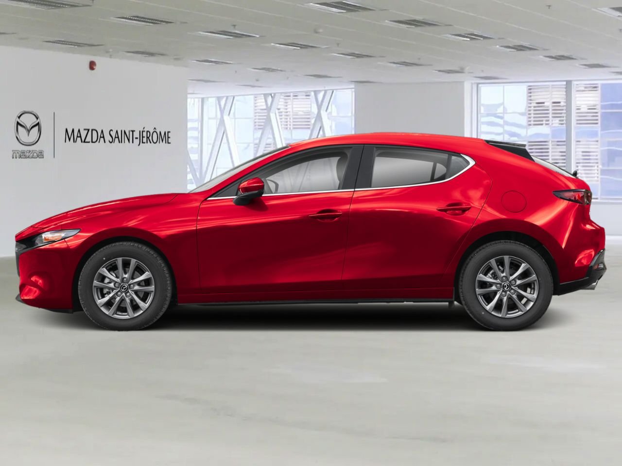 2026 MAZDA MAZDA3 SPORT GS GS TI i-ACTIV BA | TOIT OUVRANT | CARPLAY SANS FIL | VOLANT CHAUFFANT | DÉMARRAGE À DISTANCE Red Saint-Jérôme - photo #1