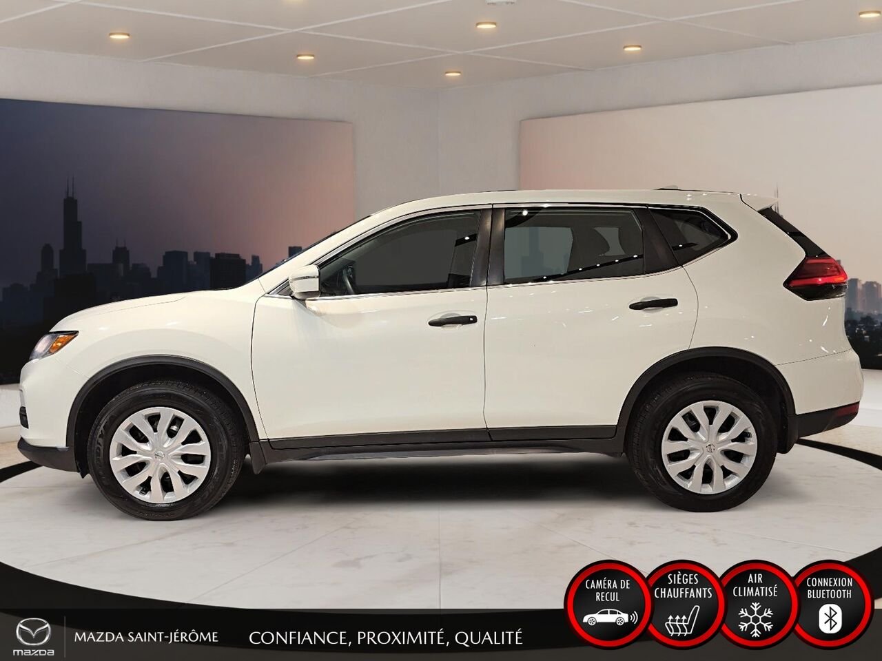 2017 Nissan Rogue AWD | 99 533 KM | CAMÉRA DE RECUL | GROUPE COMMODITÉ White Saint-Jérôme - photo #9