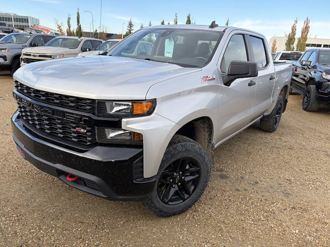 2021 Chevrolet Silverado 1500 4WD Crew Cab 147 Custom Trail Boss Grey Sherwood Park - photo #2