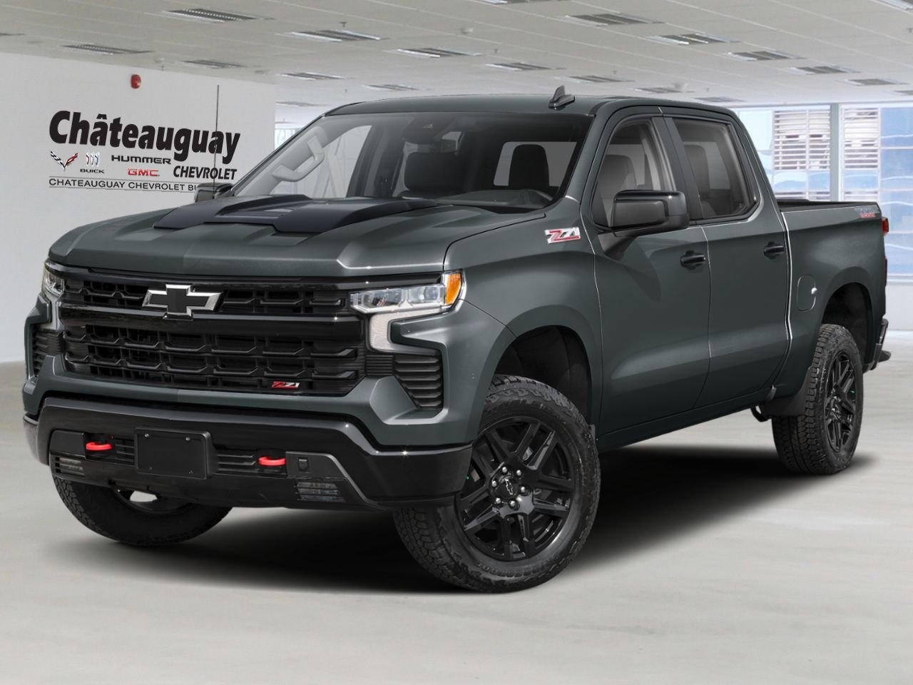 CHEVROLET Silverado 1500 LT Trail Boss cabine multiplace 4RM 147 po 2026 Gris cyprès Châteauguay - photo #0