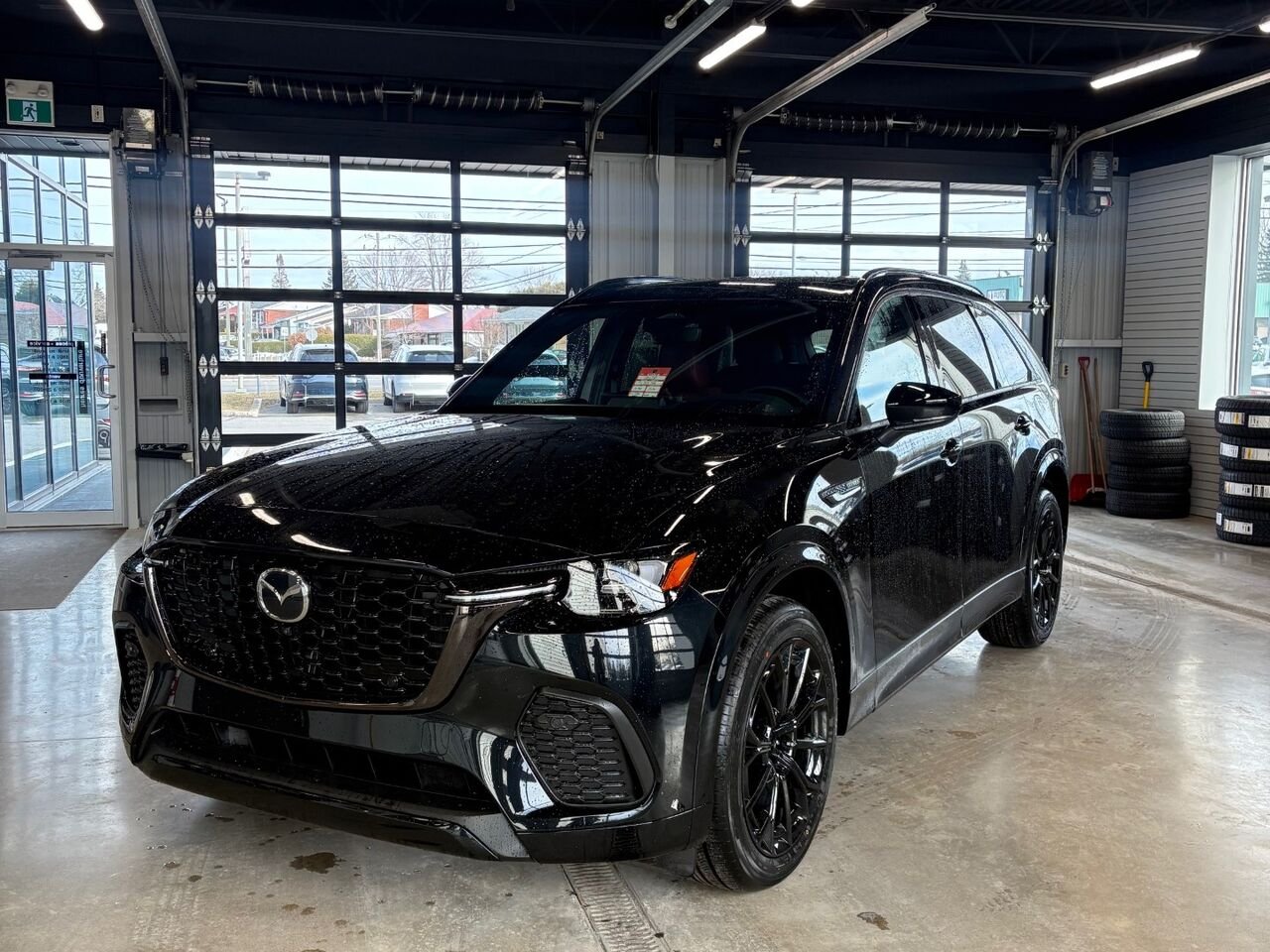 MAZDA CX-70 hybride léger GT-P TI 2026 Noir de jais mica Châteauguay - photo #3