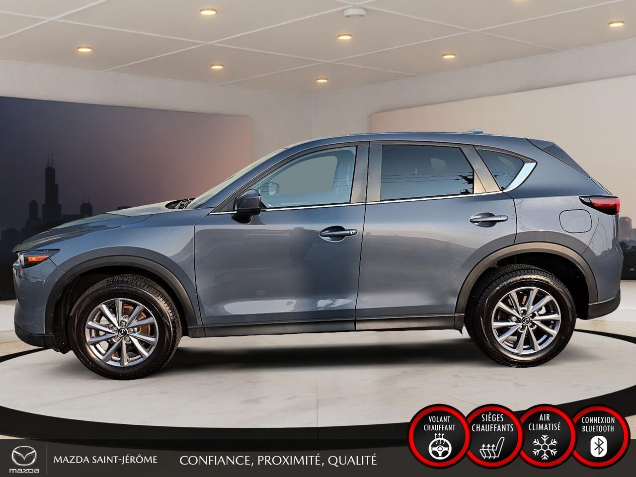 Mazda CX-5 2023 Gris Ste-Agathe des Monts - photo #9