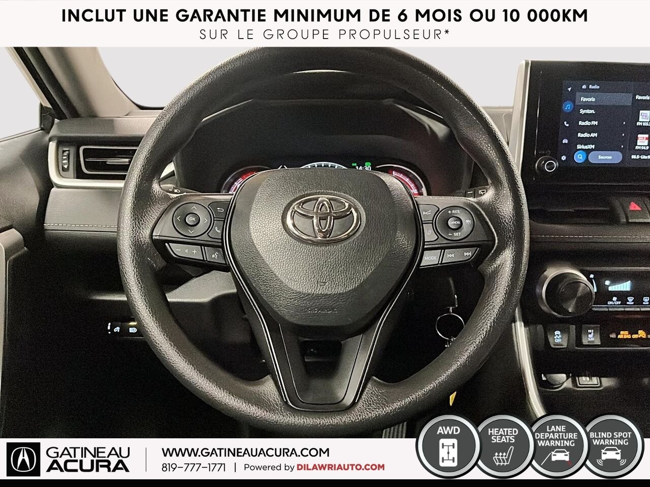 Toyota RAV4 LE AWD 2023 Gris Gatineau - photo #7