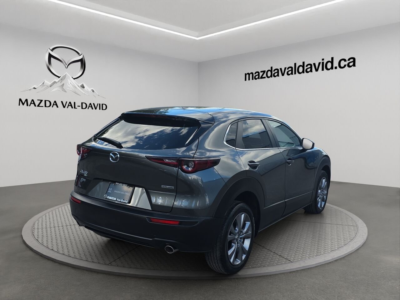 Mazda CX-30 GS TI, COMMANDE AUDIO AU VOLANT, VOLANT CHAUFFANT 2023 Gris Val-David - photo #6