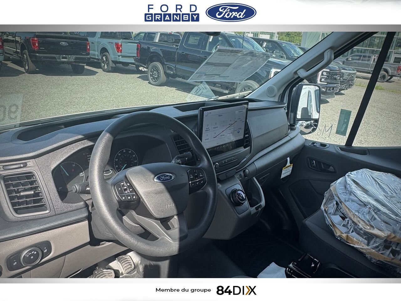2025 Ford E-TRANSIT FOURGONNETTE UTILITAIRE White Granby - photo #5