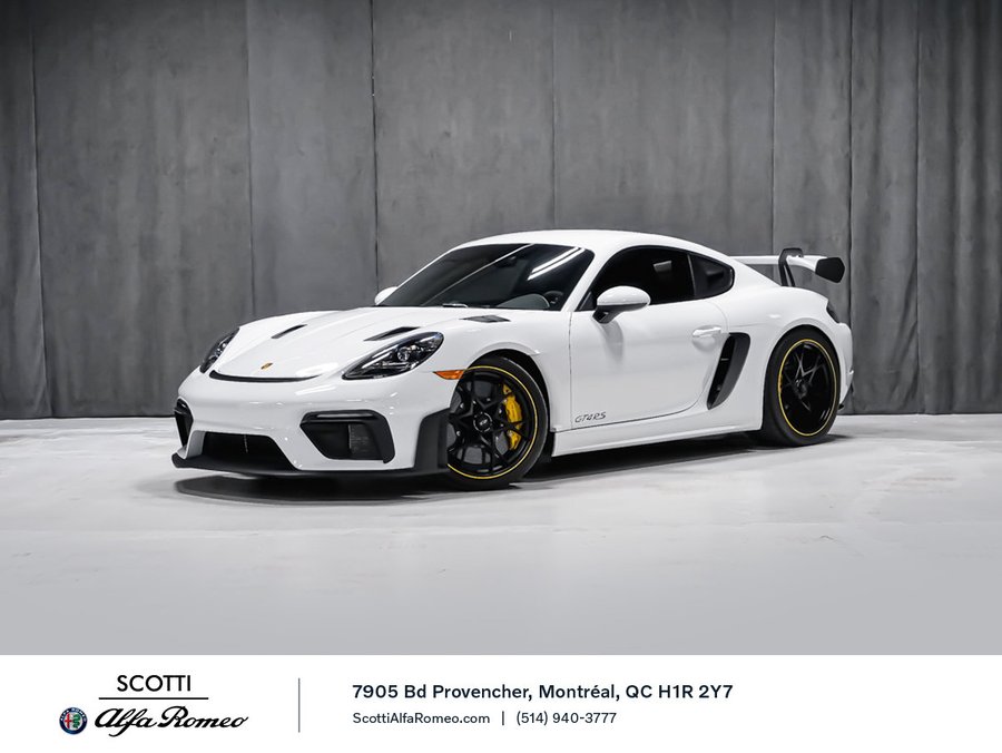 2025 Porsche 718 Cayman GT4 RS White