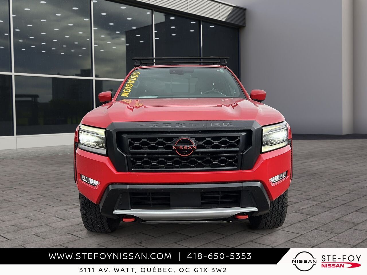 Red 2023 Nissan Frontier Pickup Truck Four-Wheel Drive Automatic
