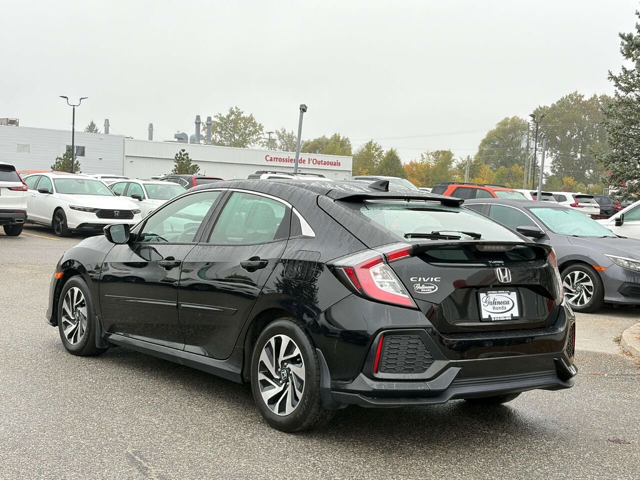 Honda Civic LX 2018 Noir Gatineau - photo #3