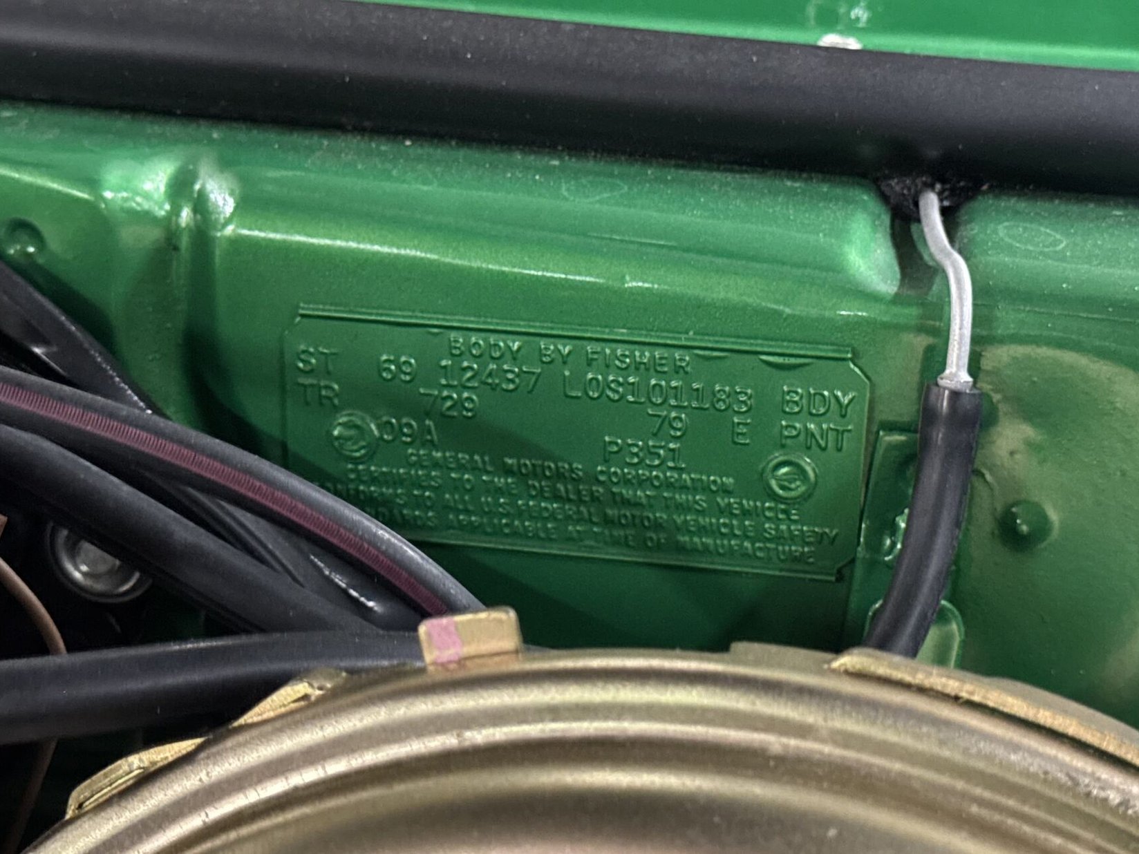 Chevrolet Camaro 1969 Vert Montréal - photo #17