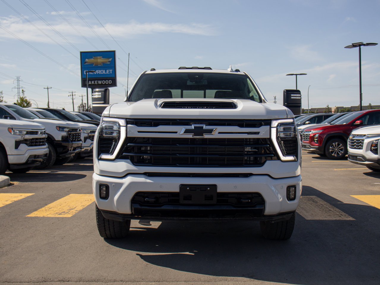 2024 Chevrolet Silverado 2500HD 4WD Crew Cab 159 LTZ White Sherwood Park - photo #2