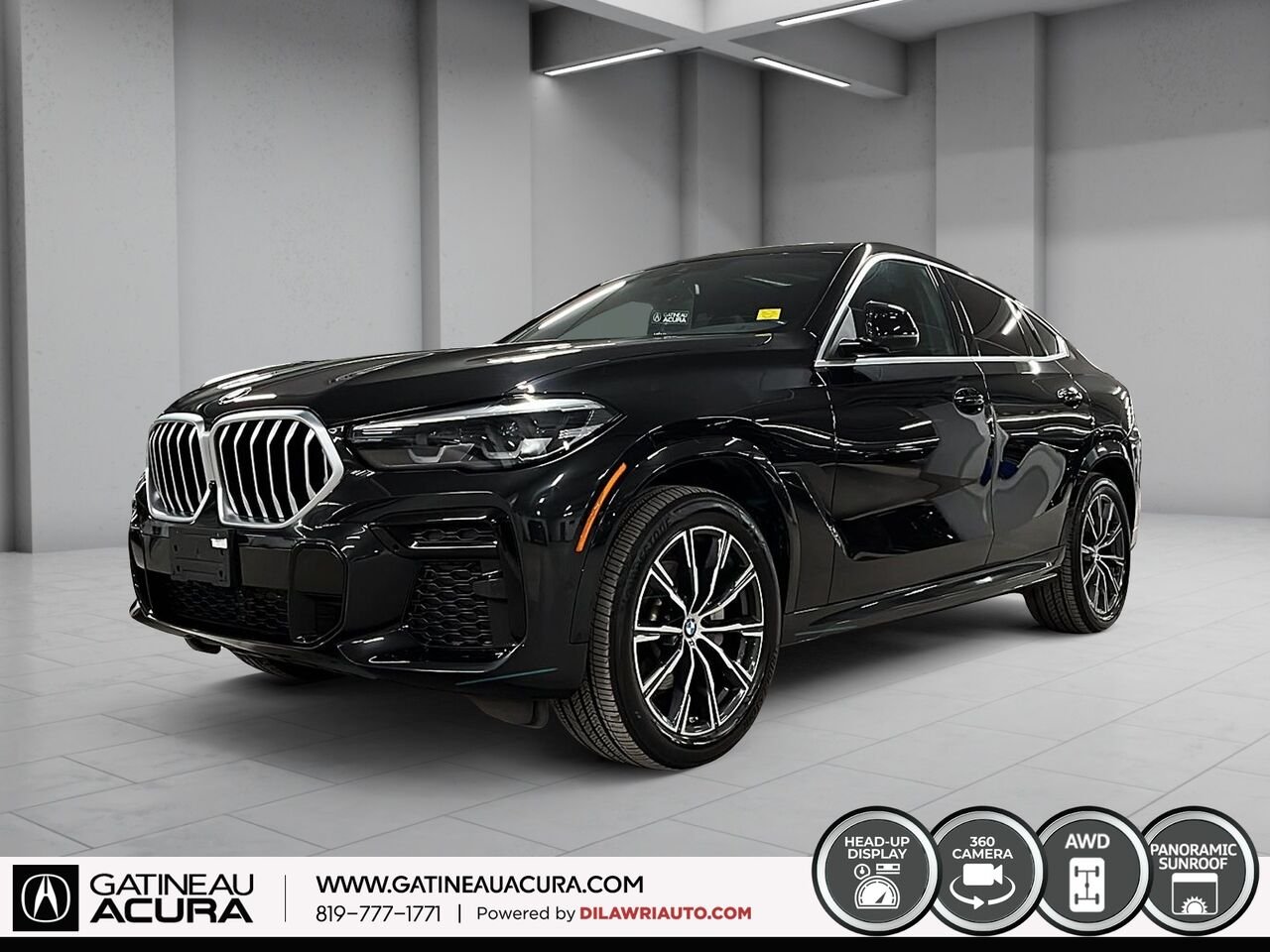 BMW X6 xDrive 40i coupé 2023 Noir Gatineau - photo #0