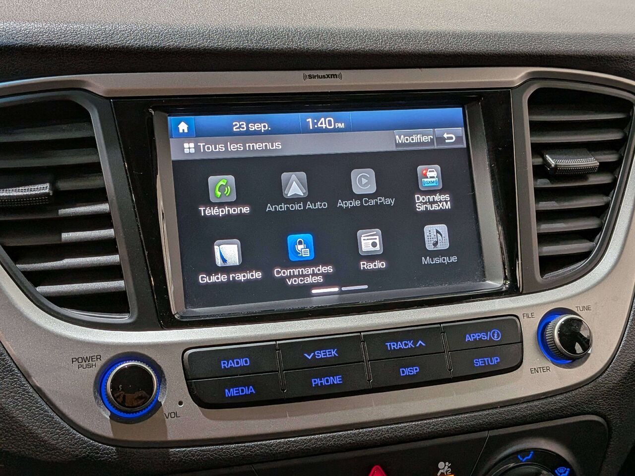 2020 Hyundai Accent 5 Door Preferred IVT Black Val-David - photo #21