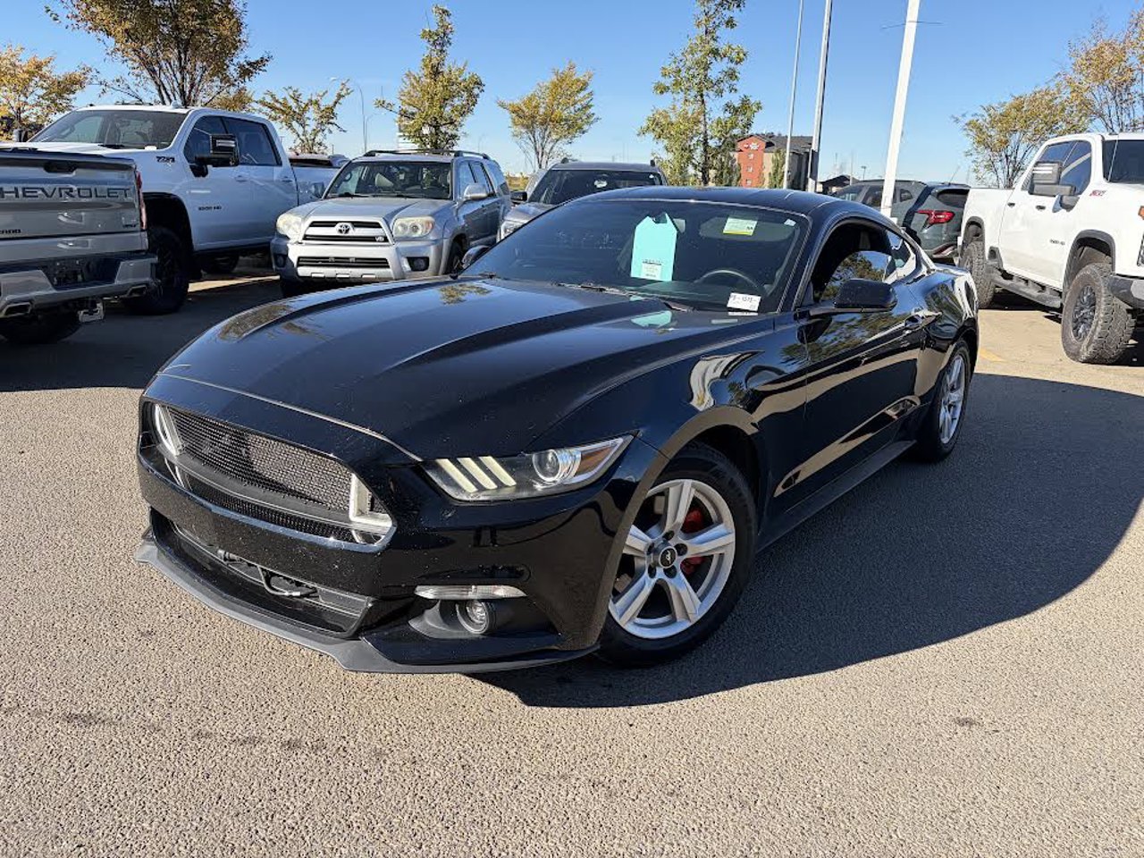 2017 Ford Mustang 2dr Fastback V6 Black Sherwood Park - photo #2