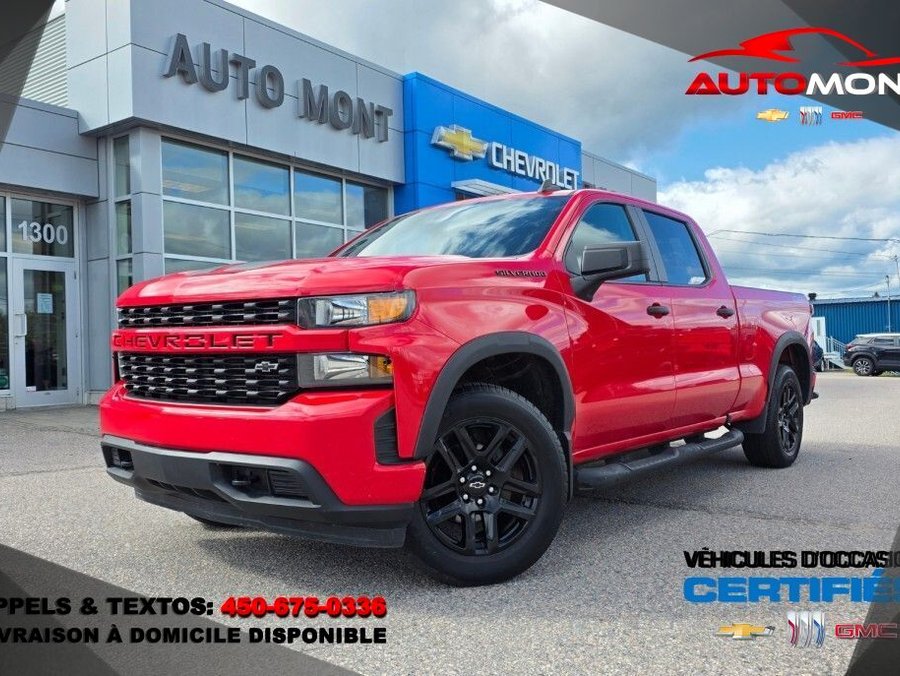 Chevrolet Silverado 1500 Custom 4X4 2022 Rouge