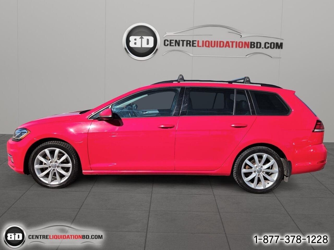 2018 Volkswagen Golf SportWagen Trendline DSG 4MOTION | BD0395 Red Granby - photo #8