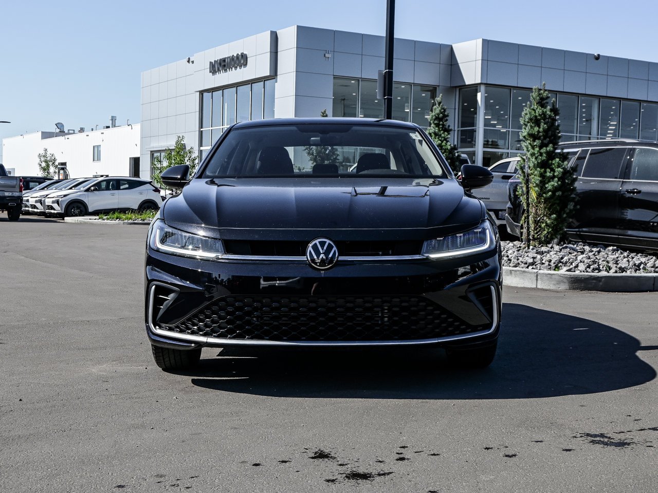 2025 Volkswagen Jetta Trendline Auto Black Sherwood Park - photo #2