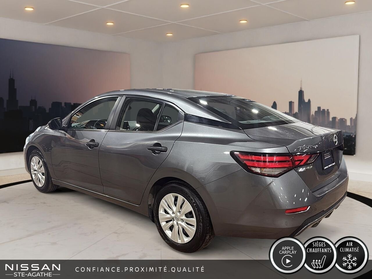 Nissan Sentra S Plus | AUTOMATIQUE | APPLE CARPLAY | UN SEUL PROPRIÉTAIRE 2024 Gris Saint-Jérôme - photo #4