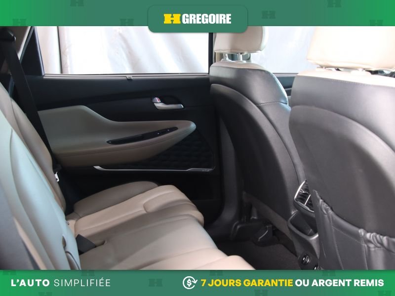 Hyundai Santa Fe 821912 | Ultimate AWD AUTO A/C MAGS CUIR TOIT NAV CAM RECUL 2020 Noir Laval - photo #28