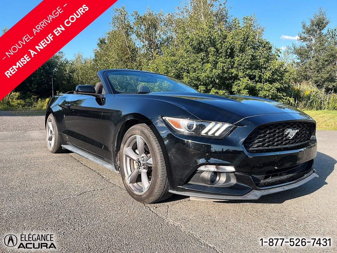 Ford Mustang V6 | 26084A 2017 Noir Granby - photo #2